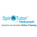 This image is composed of text, which reads "SpirOTutor by Vitalograph Anytime Accessible Online Training"