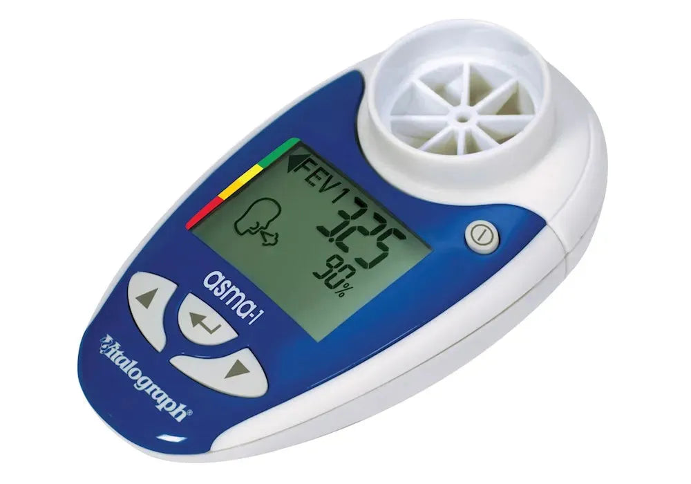 The Asma-1, a Vitalograph electronic respiratory monitor.