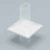 Eco Office Spiro Bacterial/Viral Filter with bite-lip is white translucent in color and has an elliptical shaped mouth piece.