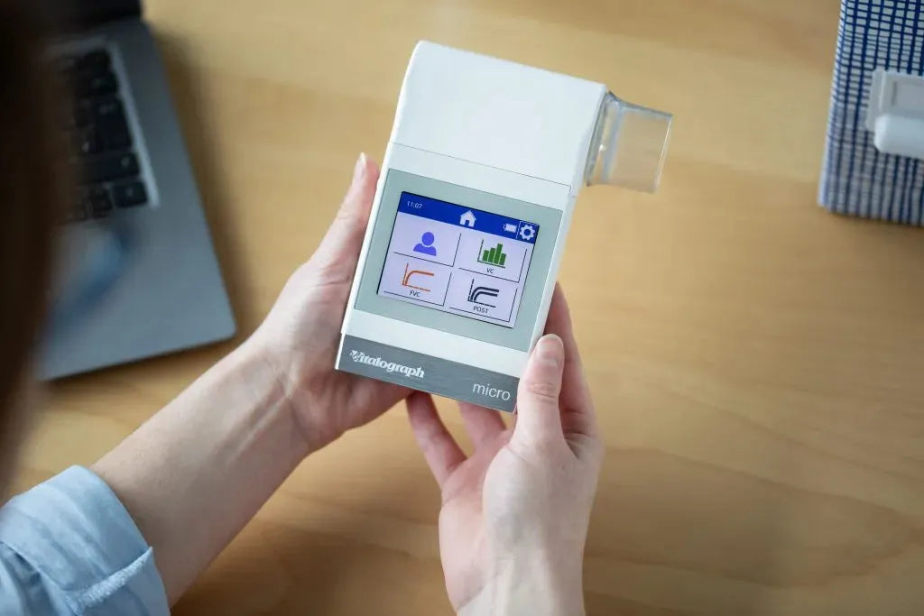 The updated Micro is a handheld spirometry solution that delivers versatile, full spirometry testing in a range of environments, and with paperless reporting.